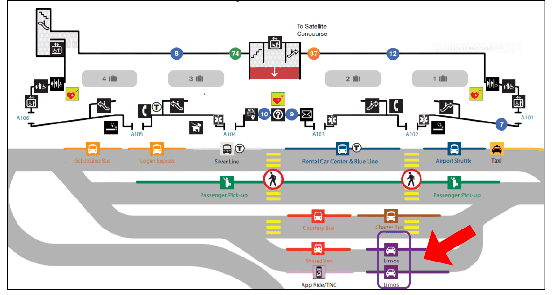 BOSTON LOGAN AIRPORT LIMO AREA INFORMATION - Logan Airport